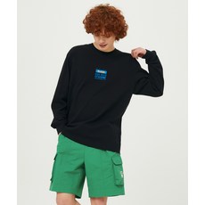 코닥 KODAK 에센셜 스몰 워딩 긴팔티셔츠 BLACK