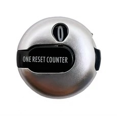 골프 스코어 카운터 미니 스트로크 클리커 탈리 트래커 원터치 리셋 골프 스트로크 카운터 스코어키퍼 부착, 09 Silver