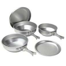 일본산 알루미늄 캠핑 5종세트알루미늄식기] 코펠 식기세트], 1개, 상세페이지 참조