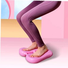 가정용운동기기 유산소운동 스텝퍼 에어밸런스 쿠션 간단한운동 홈트, 핑크+펌프