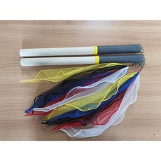 공연용 고급너슬 난타북채(수공 대북채), 1개, 검정