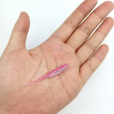 DUODUOYU 낚시 소프트 루어 플라스틱 미끼 0.65g/50mm 실물 포크 패들 테일 수영 담수 태클용 10 개, 01 0.65g--50mm, 02 XZ004 10PCS  FEN