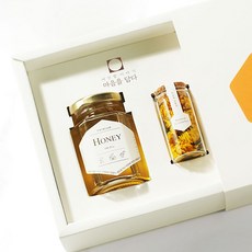 여섯별 제주 메리골드 꿀꽃차 선물세트 답례품, 꿀꽃차선물세트+종이쇼핑백, 오렌지육각문양, 1개