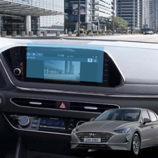 [차그램] 쏘나타 DN8 호환 10.25인치 네비게이션 보호필름 강화유리