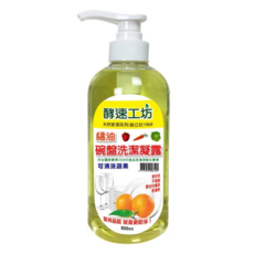 酵速工坊 橘油碗盤洗潔凝露 500cc, 1個, 500ml