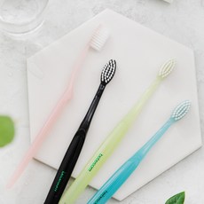 베베솜 임산부칫솔 산모용 부드러운 미세모 칫솔 색상랜덤, 4개, 1개입