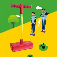점프놀이 스펀지 점핑 어린이 기구 성장판자극 장난감, 1개, 상세페이지 참조, 상세페이지 참조