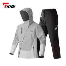 TKNE 分體式機車雨衣雨褲套裝, XL