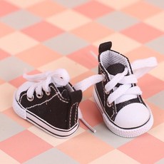 카나 크리에이션 블루 왕관 챕터 신발 솜인형옷 아이돌 버터플라이 20CM 프린스 솜깅이 솜인형 미스터리, 11 블랙 캔버스 슈즈
