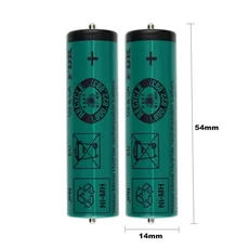 호환 파나소닉 ER-1510 면도기용 1200mAh 1.2V 새 배터리, 02 2 pcs