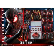 野獸國 Hot Toys 蜘蛛人 邁爾斯摩拉斯 Spider-Man VGM46 1/6 比例收藏人偶 (非 VGM42 VGM50), 1個, 無缺損