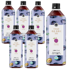 푸룬주스 가득담은 푸룬 프세시 100 농축 원액, 1L, 6개