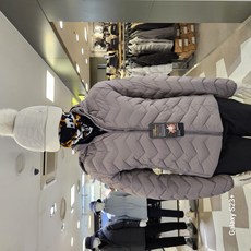 콜핑 여자 동계용 가벼운착용감 물결모양 퀼팅 웰론충전재 후드 탈부착 경량패딩쟈켓KWJ 6523W 콜핑777