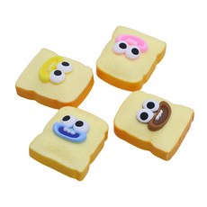 쫀득한 식빵모양 주물럭공 손놀이장난감 집중력 엽기제품 주물걱놀이