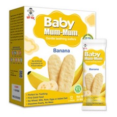 Baby Mum-Mum 라이스 러스크 바나나, 바나나 (Banana), 1개, 50g