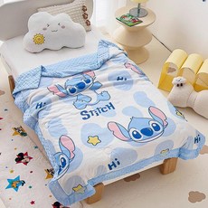 아동 시원한 여름 이불 귀여운 캐릭터 키즈 침구 낮잠이불 (이불만!), 스티치