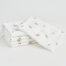 아가짱 순면 신생아 천기저귀 퓨어 대형(90x90cm) 5매, 5개, 꽃갈피