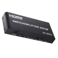 coms HDMI 2.0 4K 60Hz 2:2 매트릭스 동시화면 분배기, TB637(스플리터) 1개