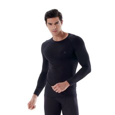 Gear X 男性高級極寒期長袖圓領刷毛內衣上衣