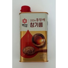 백설 100% 통참깨 참기름, 450ml, 1개