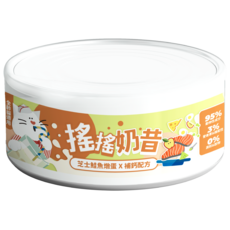 nu4PET 陪心搖搖奶昔貓主食罐 80g, 1個, 陪心搖搖奶昔80g-芝士鮭魚燉蛋*24, 混合口味
