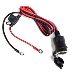 시거잭 연장 케이블 소켓 시거 시가잭 고용량 연장선, 1M- 악어집게형 소켓선, 1개