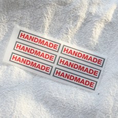 슈벨라 열전사지 핸드메이드 라벨 레터링 이중박스 6color 가방리폼 옷리폼, 1개, 01.레드