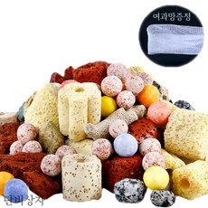 단비상자 15종 혼합 여과재 세트 어항 수조 링 볼여과재 500g, 1세트