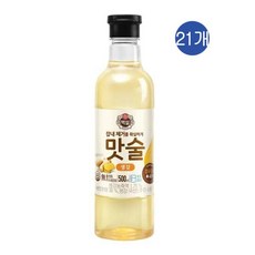 CJ 백설 맛술 생강, 500ml, 21개
