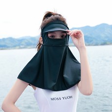 防曬防寒面罩女防紫外線夏季冰絲薄款臉基尼面罩護遮陽臉罩防護