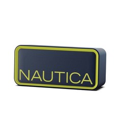 Nautica 노티카 Urban SP100 트루 와이어리스 아웃도어 스피커 휴대용 IPX5 방수 블루투스 2시간 빠른 충전 및 30일 대기 캠핑 해변 뒷마당 여행에 적합 그외, 네이비 - 옐로우
