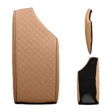 더뉴그랜저 콘솔쿠션 팔걸이쿠션, 새들베이지, 1개