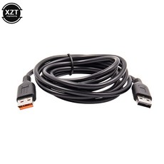 Lenovo yoga 3 pro yoga 4 노트북 노트북 전원 어댑터 20V 2A 공급 충전 라인 용 USB 충전기 이터 충전 케이블, Black, 2m