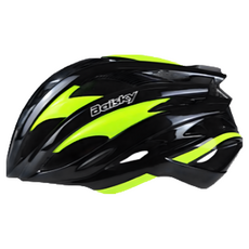 BAISKY百士奇 自行車 直排輪輕量化安全帽 亮光黑/珍珠白/螢光綠/螢光粉, 螢光綠