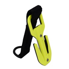 潛水輕巧可攜式割線刀：浮潛深潛必備，安全可靠，輕便易攜, 黃色