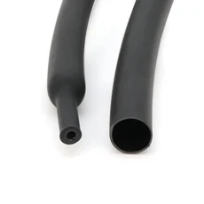 1M 31 이중 벽 접착제 튜브 직경 1.6/2.4/3.2/4.8/6.4/7.9/9.5/12.7/15.4/19.1/25.4/30/39/50mm의 열 수축, 04 Black, 01 1 Meter, 03 Dia 1.6mm, 1개