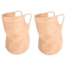 인콘트로 쿨 메쉬 이지 스포츠마스크, 베이지, 2개