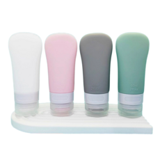 레모홈 새지않는 실리콘공병 여행용공병세트 60ml, 4개, 혼합