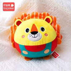妃雪森 樂跳跳球 寶寶嬰幼兒毛絨玩具, 1個, 音樂跳跳球【獅子】USB充電