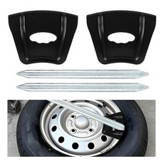 Wuyaoyao 오토바이 휠용 림 프로텍터 이중 볼록 미끄럼 방지 엣지 긁힘 휠 가드 자전거 자전거용 쉴드 프로텍터 도구 타이어 교체 도구레드 2개 174762, 블랙, 4개