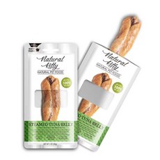 Natural Kitty 自然小貓100%天然鮮肉條，貓咪零食，無添加，健康美味, 1g, 1個, 天然鮪魚腹肉30g