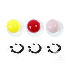 스마일 변기뚜껑 손잡이 변기뚜껑손잡이위생손잡이, 레드, 레드