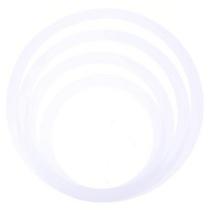 Vaguelly Snare 드럼 음소거 링 세트 4팩 30.5-40.6cm(12-16인치) 댐프너 휴대용 소음 제어 연습용 내구성 PC 필름 소재