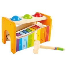 수상 경력이 나무 뮤지컬 펀칭 망치 탭 벤치 슬라이드 아웃 실로폰, 1. xylophone kid toy, 1개