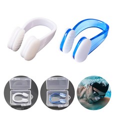 도나토르 실리콘 잠수 코마개 코집게2p, 화이트, 2개