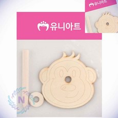 나무 팽이 원숭이 팽이만들기 나무조립키트