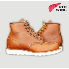 레드윙 6인치 목토 부츠 로고 각인 패션 바이크 워크화 남녀공용 10875