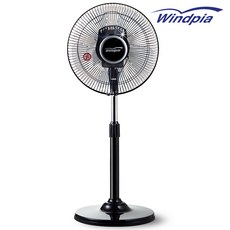윈드피아 삼삼 스탠드 선풍기 블랙 33cm, WA-370