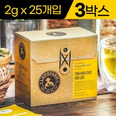 베트남 랑팜 국화 차 티백 25개입 3박스 Tra hoa cuc tui loc 개별 포장