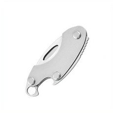 橄欖造型不銹鋼迷你折刀開瓶器 鑰匙扣掛件, 1個, 60°以下,42mm